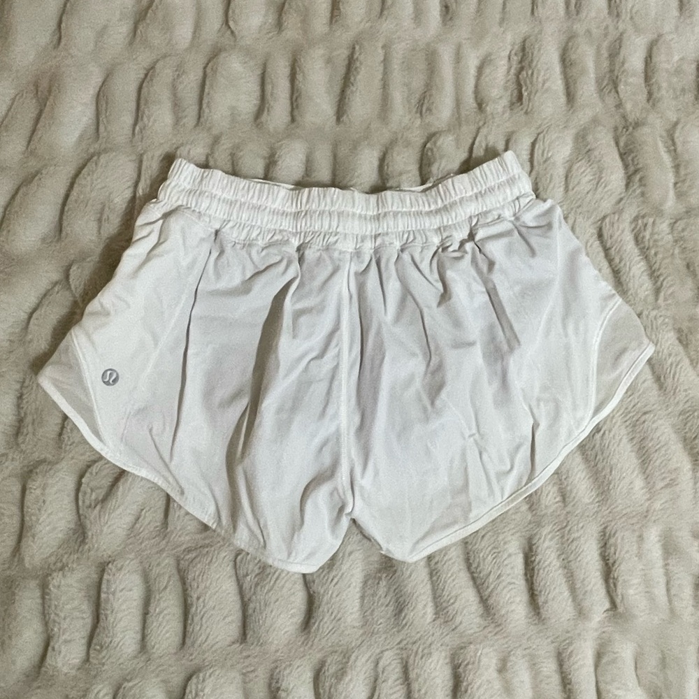 Lululemon Athletica White Athletic Shorts